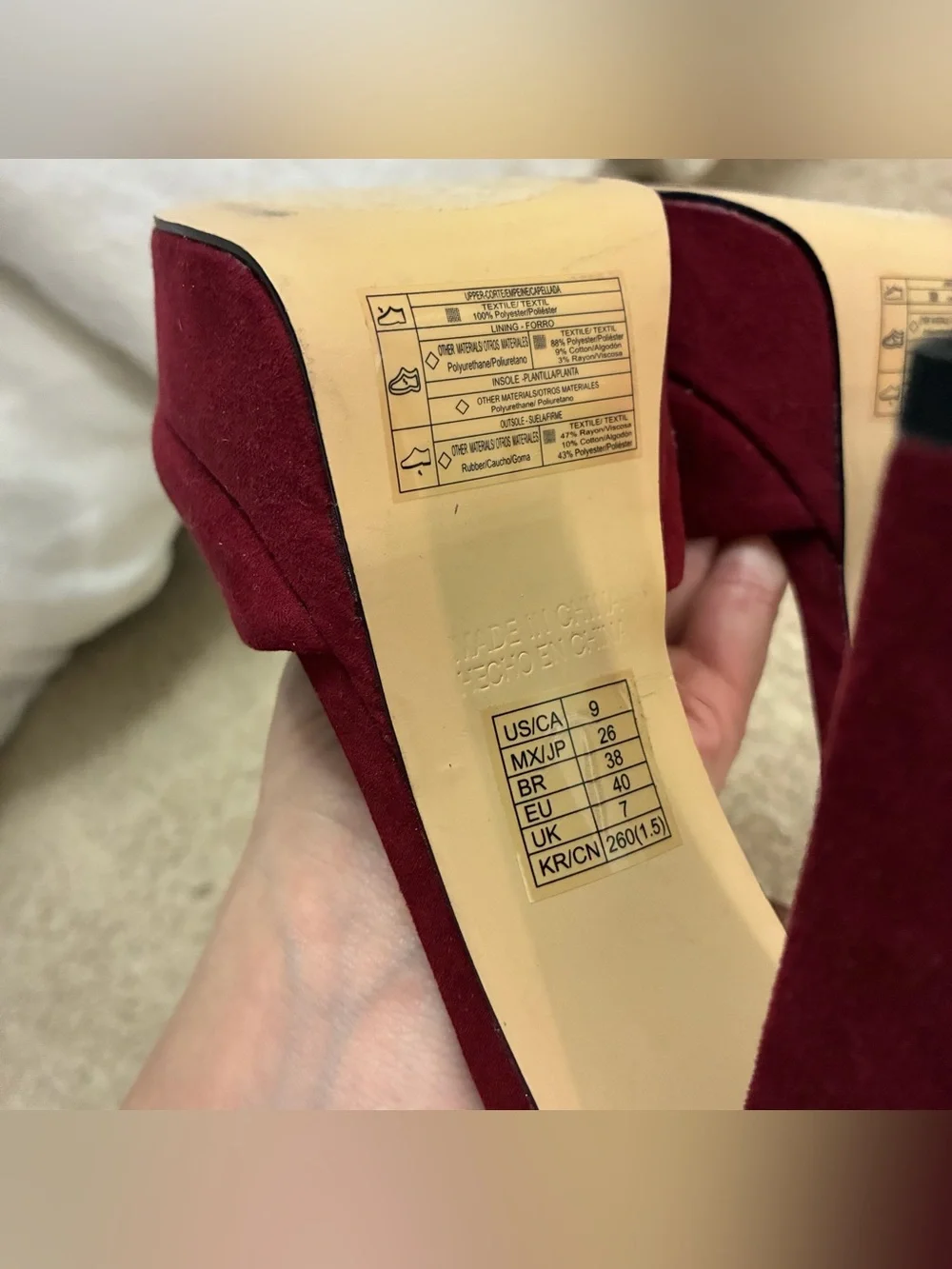 Forever 21 Suede Platform Ankle Strap Heels